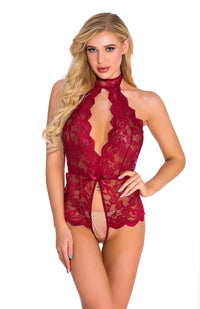 Thumbnail for Ladies Sexy Babydoll Lace Nightwear - K - 5 COLORS -