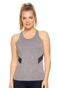 Thumbnail for Airstretch™ Mesh Panel Racerback Tank - 5 COLORS -