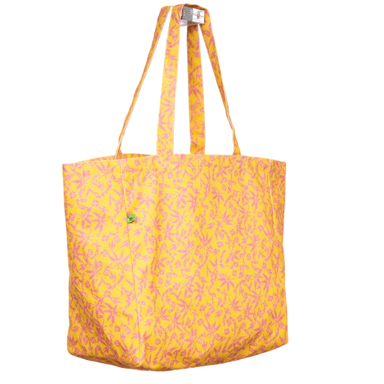 Cabin Measures - Lotus Keep-'Em-Separated Cotton Canvas Tote Bag -