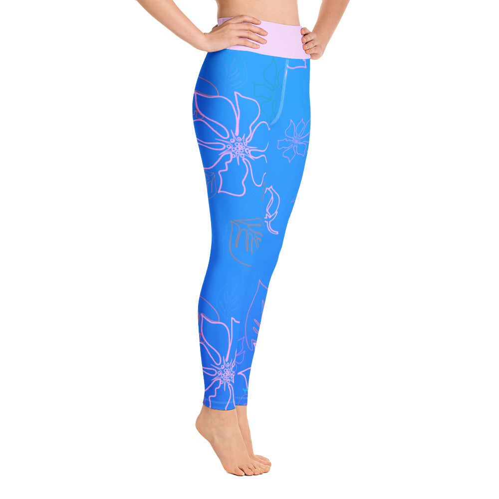 FYC - Women's All Day Comfort Yoga Aloha Full Length Leggings - 1 COLOR -