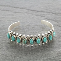 Thumbnail for Turquoise Open Bracelet - T - 5 STYLES / COLORS -