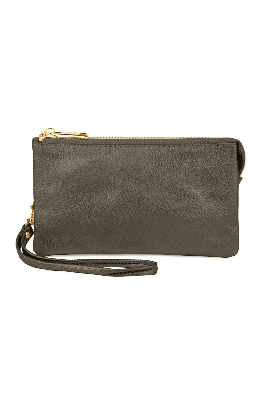 Riah Fashion - Leather Wallet With Detachable Wristlet - 25 COLORS -