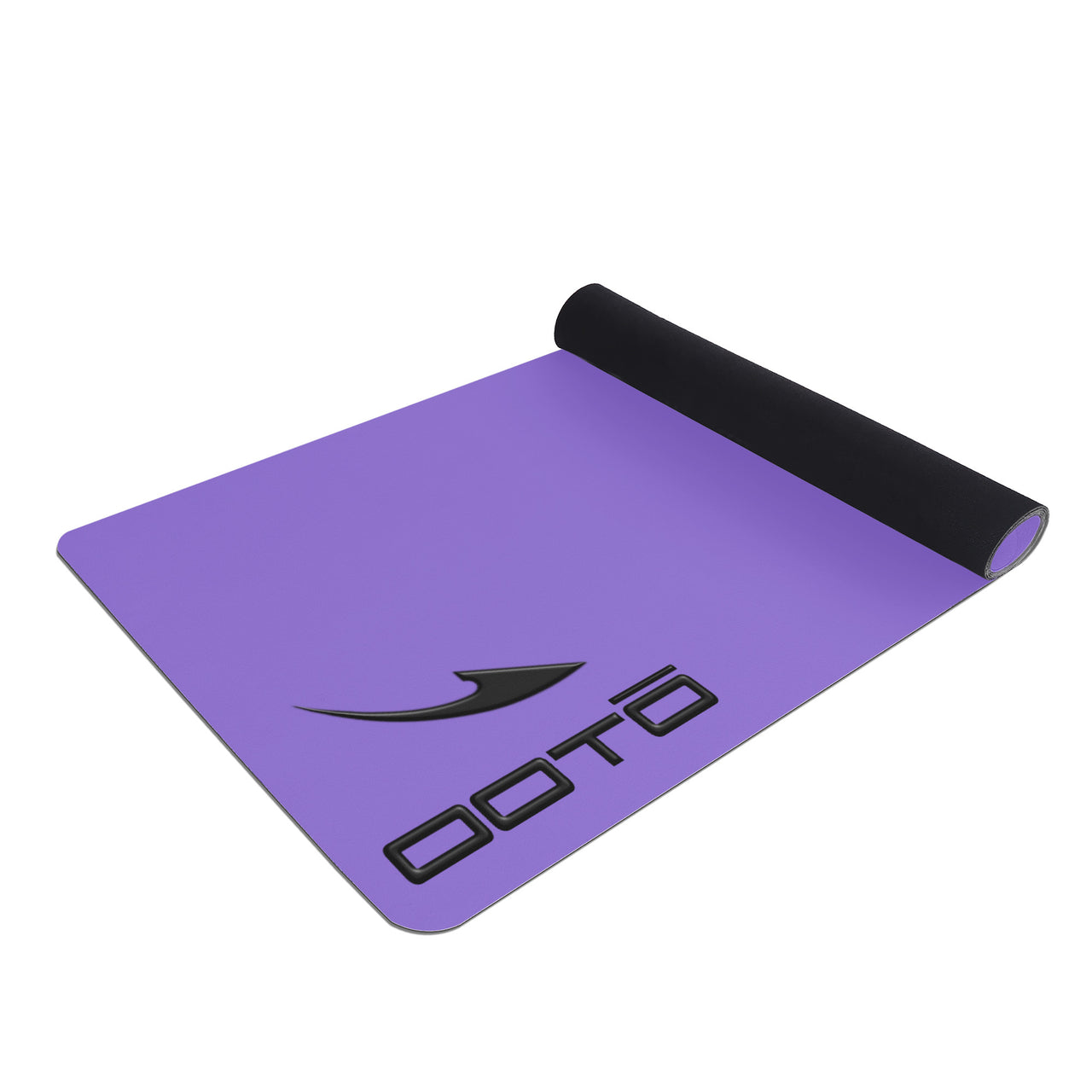 OOTO - Yoga Mat - Dash en black - lilac mat