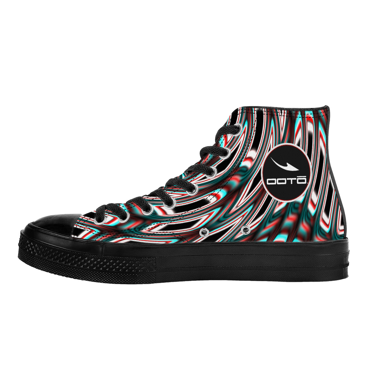 OOTO - TIZZY - SF_D71 High Top Canvas Shoes - Black soles - 1 COLOR -