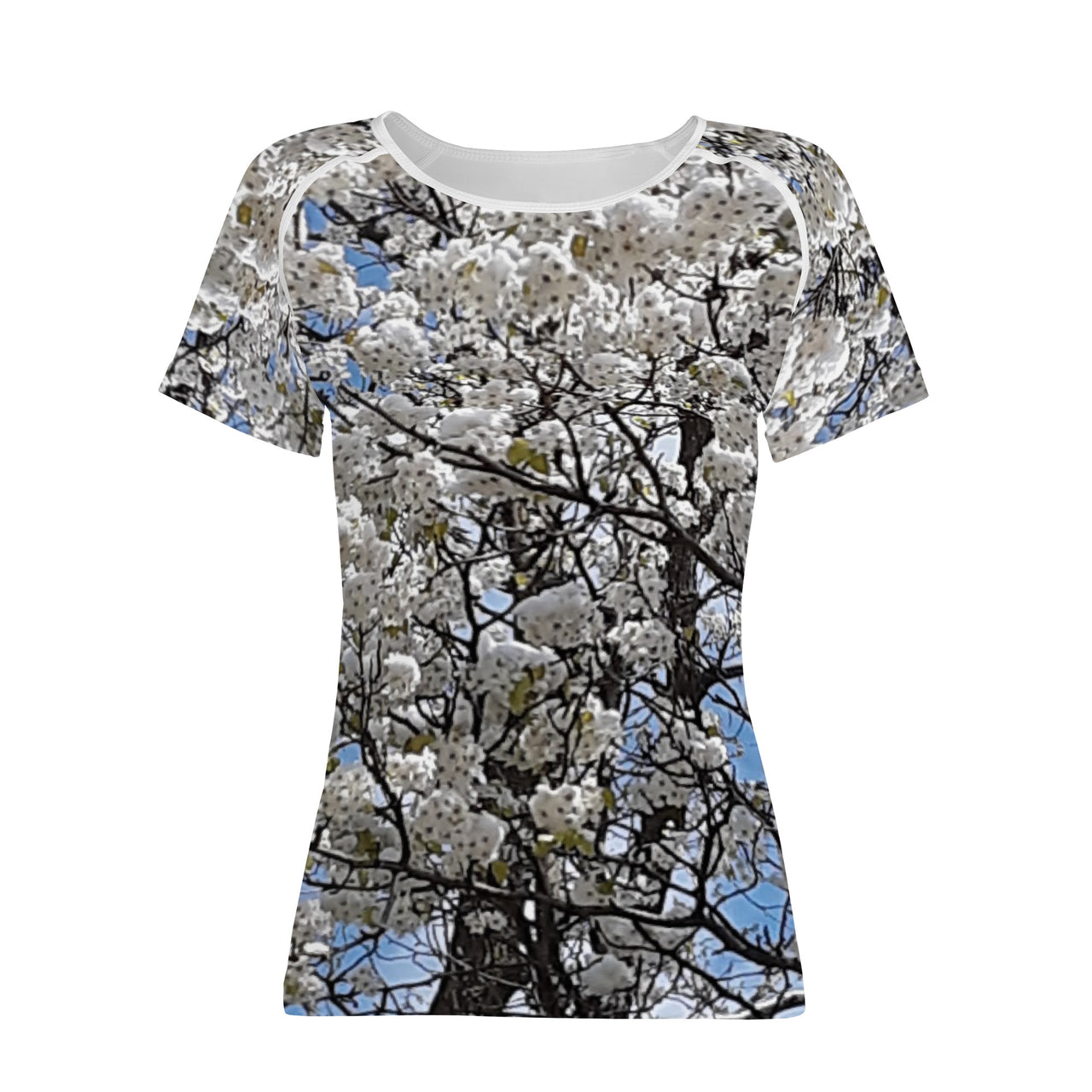 BLOSSOMS - D65 Women's All-Over Print T shirt - 1 COLOR -