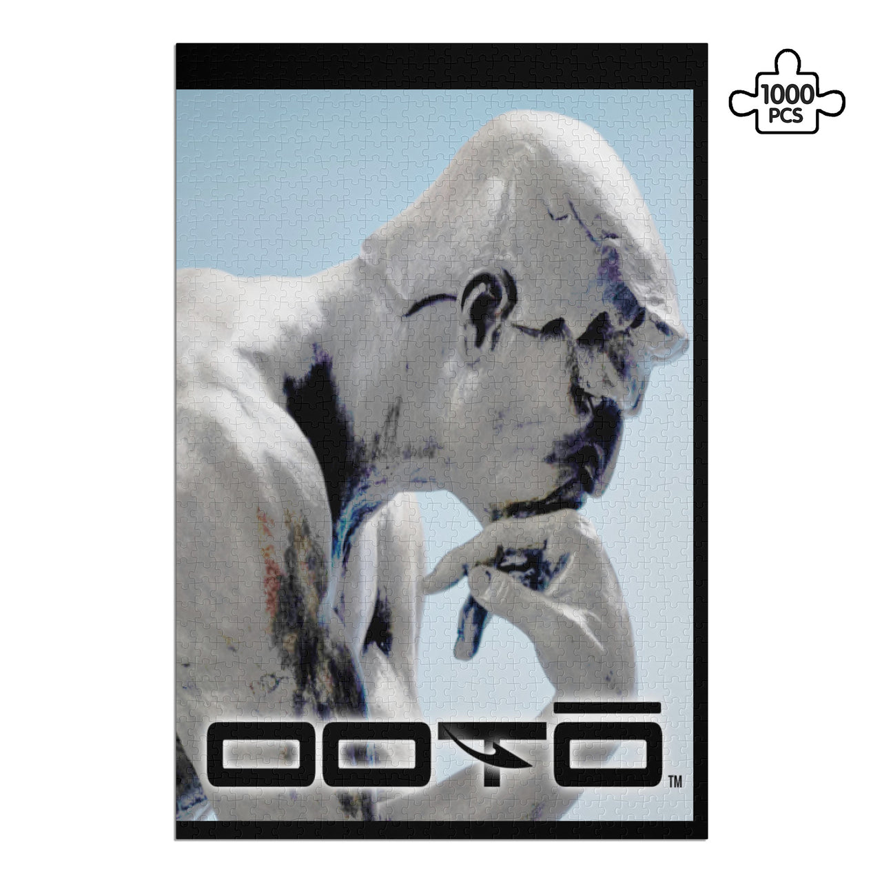 RODINS THE THINKER X OOTO - PUZZLE_V2 Chipboard Jigsaw Puzzle (1000-Piece) -