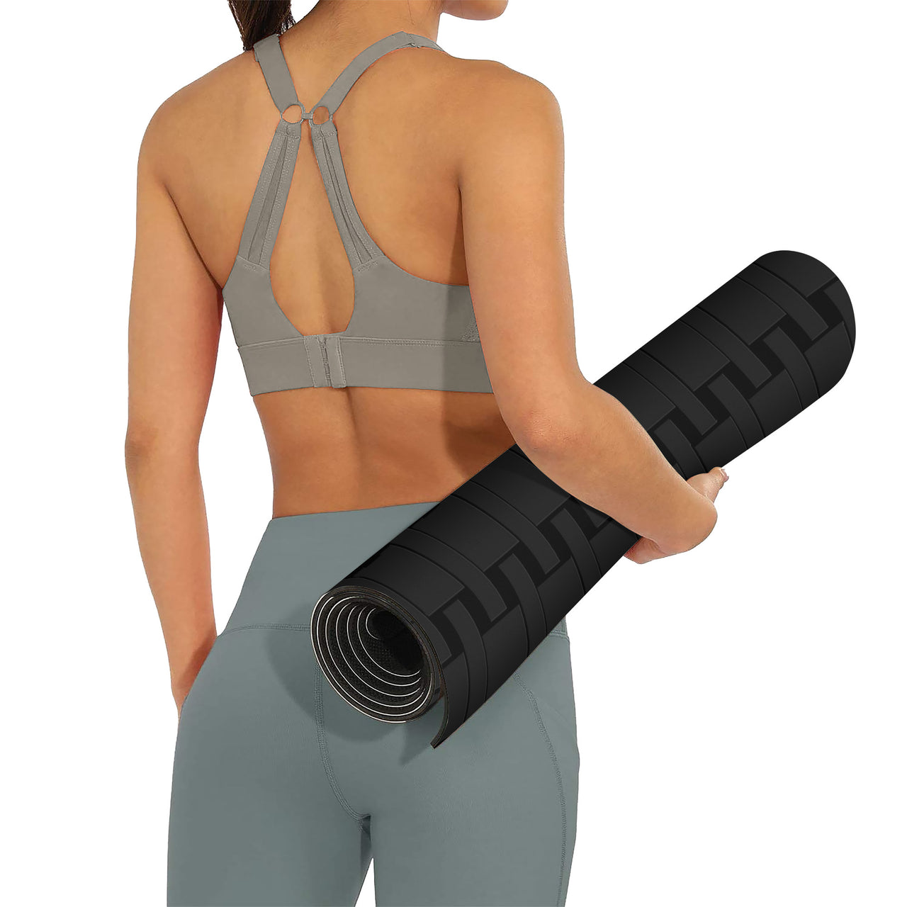 OOTO - Yoga Mat - Black weave on Black -