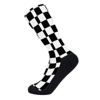 Thumbnail for OOTO - CHECKERED - D45 Crew Socks - 2 SIZES -