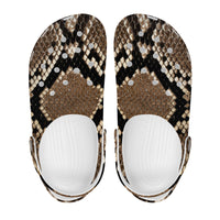 Thumbnail for OOTO - SNAKE SKIN (PRINT) - SF_S48_WITH (OPTIONAL) PIVOTING HEEL STRAP - Crocs Clogs -