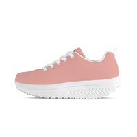 Thumbnail for OOTO - Women's Mesh Heightening Shaking Shoe - CLASSIC B & W  - PINK GRAPEFRUIT - 1 COLOR -