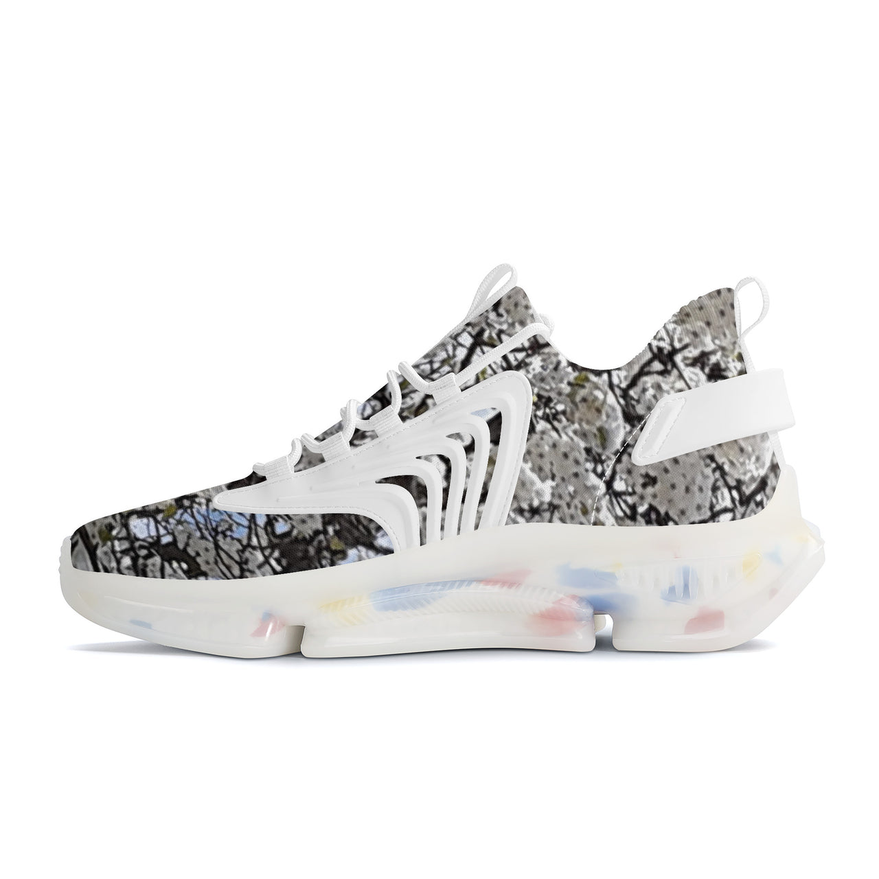 OOTO - BLOSSOMS - SF_S35 Air Max React Sneakers - White soles - 1 COLOR -