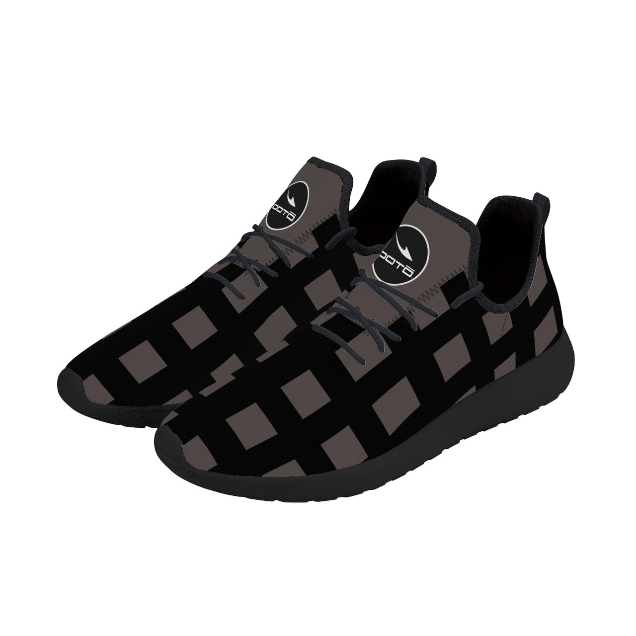 OOTO - Lightweight Mesh Knit Sneaker - DARK WAY - Black soles - 1 COLOR -