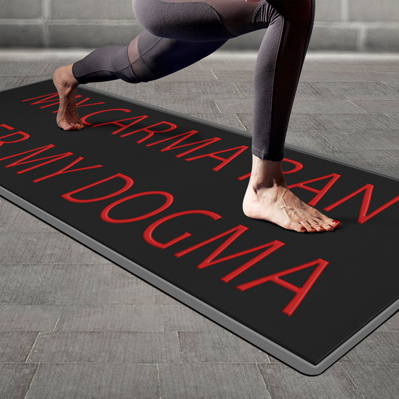 OOTO - Yoga Mat - My Carma ran over my Dogma