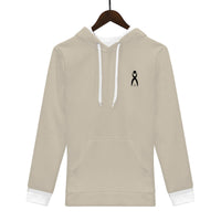 Thumbnail for OOTO - GLYPHIC EN BLACK - GRAYED BEIGE - D55 Men's All Over Print Hoodie - 1 COLOR -