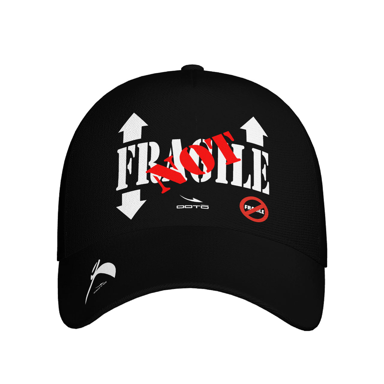 OOTO - NOT FRAGILE - BIG STEPPIN GLYPHIC - HC_T9 Curved Brim Baseball Cap - 1 COLOR -