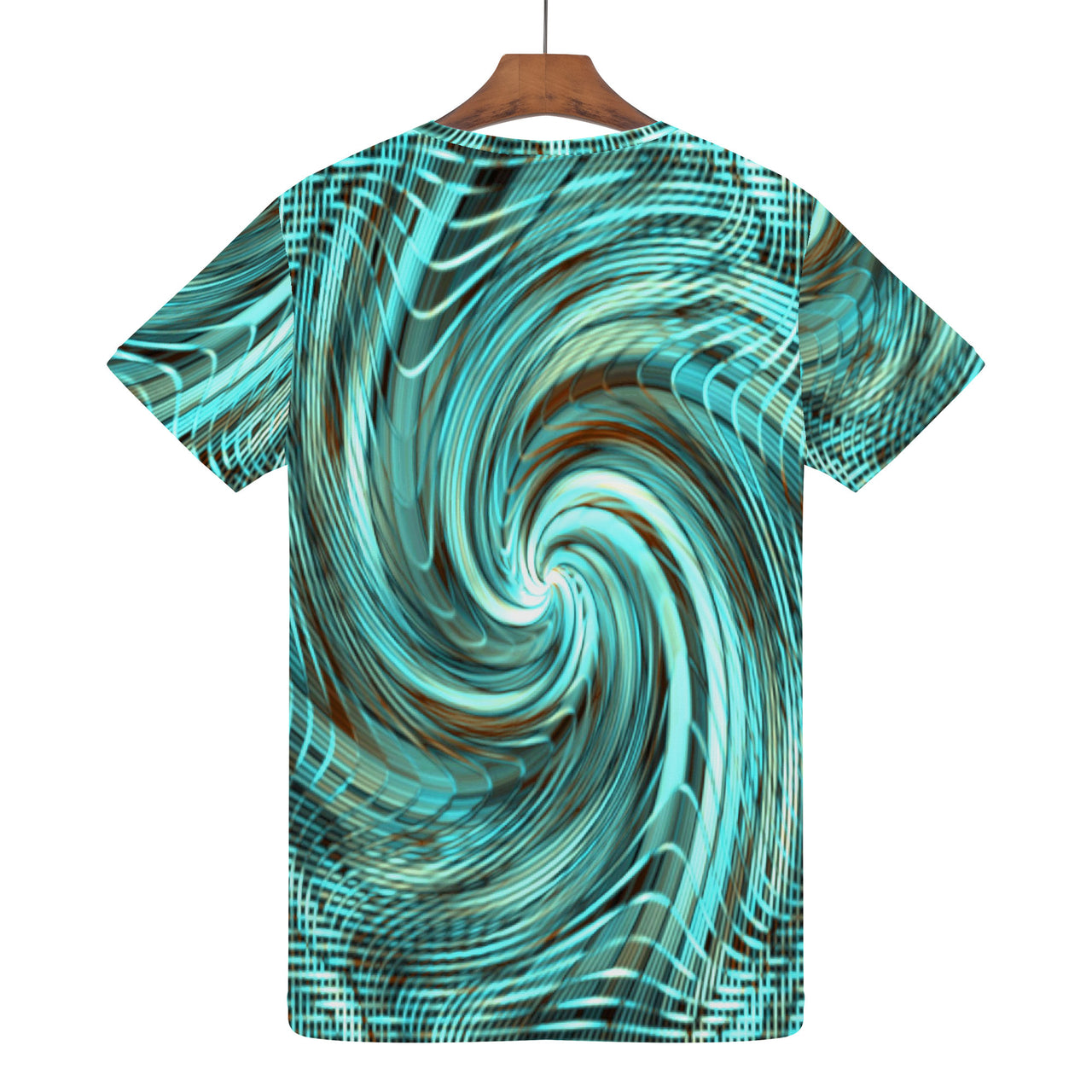 GREEN REALITY AQUATIC  PHASE - D61 Men's All Over Print T-Shirt - 1 COLOR -