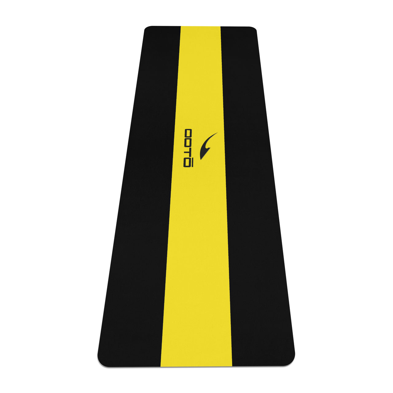 OOTO - Yoga Mat - Neon yellow stripe -