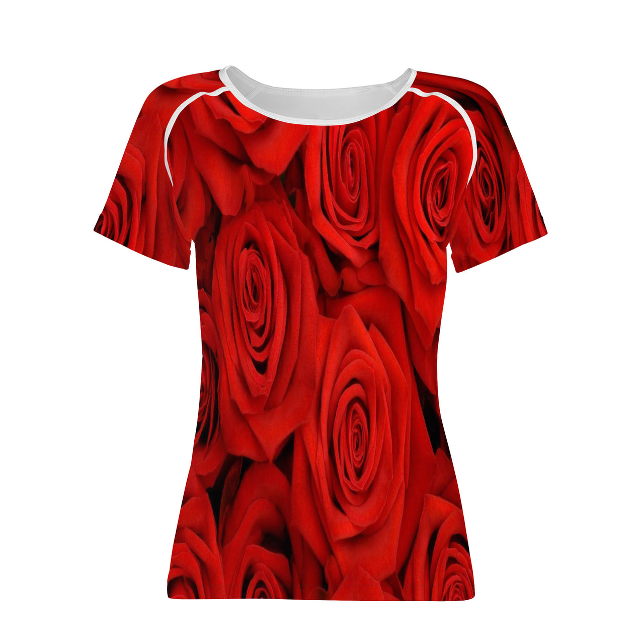 ROSE GARDEN - D65 Women's All-Over Print T shirt - 1 COLOR -