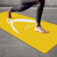 Thumbnail for OOTO - Yoga Mat - Big steppin glyphic en white -