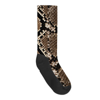 Thumbnail for OOTO - SNAKE SKIN (PRINT) - D45 Crew Socks - 1 COLOR -