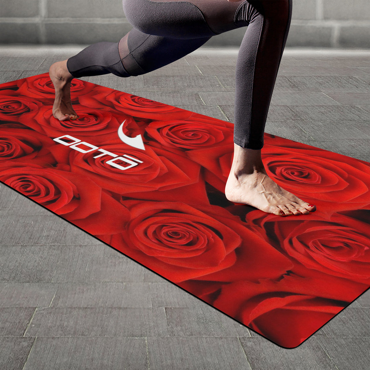 OOTO - Yoga Mat - Rose Garden -