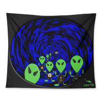 Thumbnail for OOTO - AL - A FRAMED INVASION - Wall Tapestry - 3 SIZES