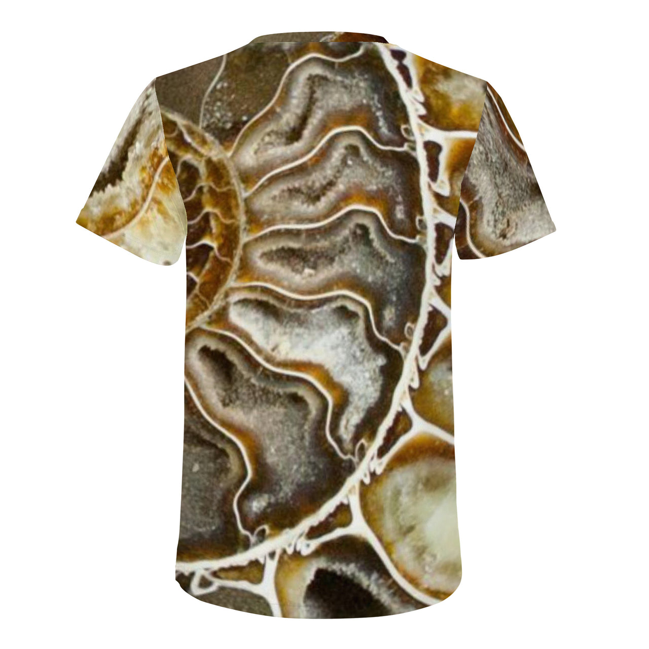 AMONITE CLOSE UP - D61 Men's All Over Print T-Shirt - 1 COLOR -