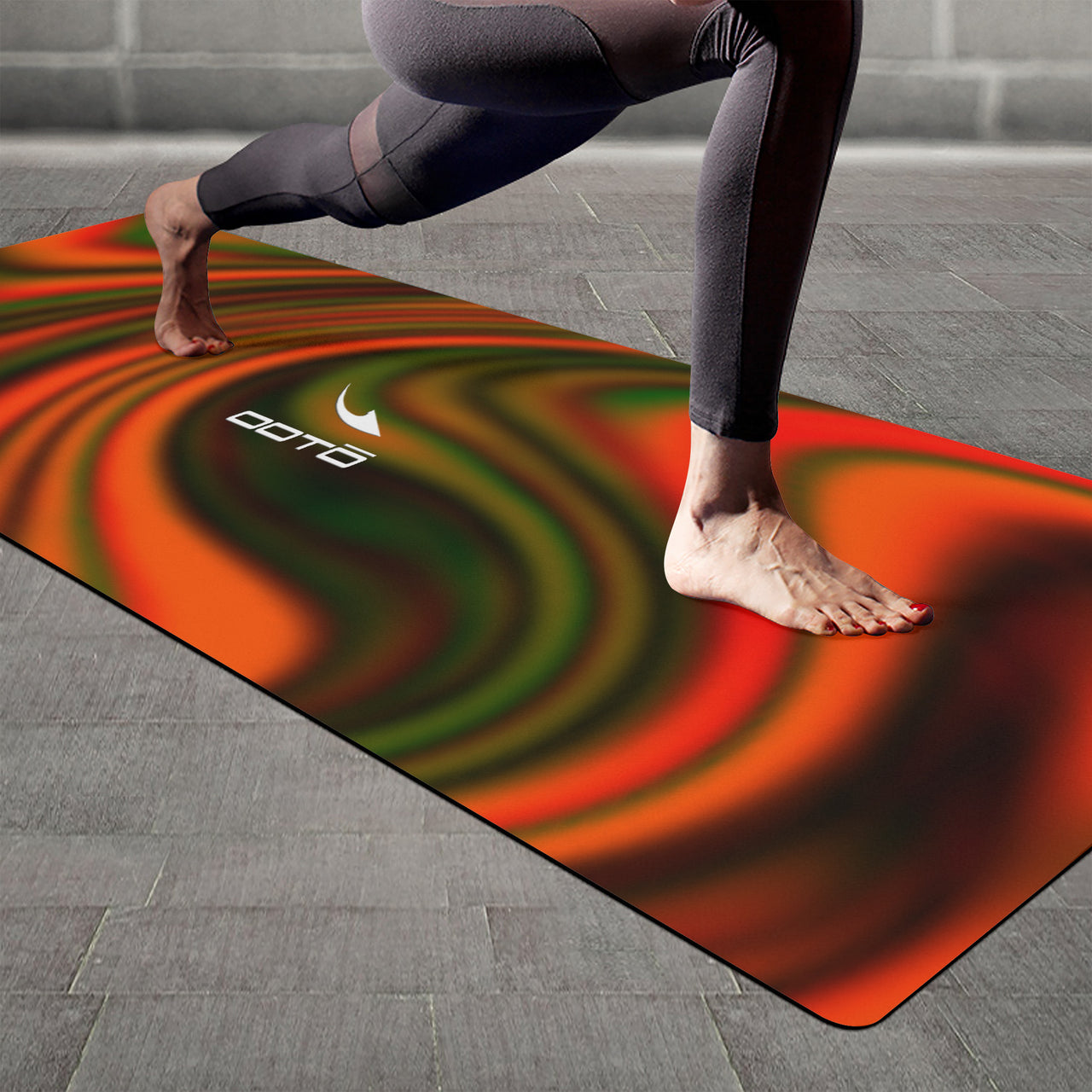 OOTO - Yoga Mat - The 1960s called ....... (bright version)