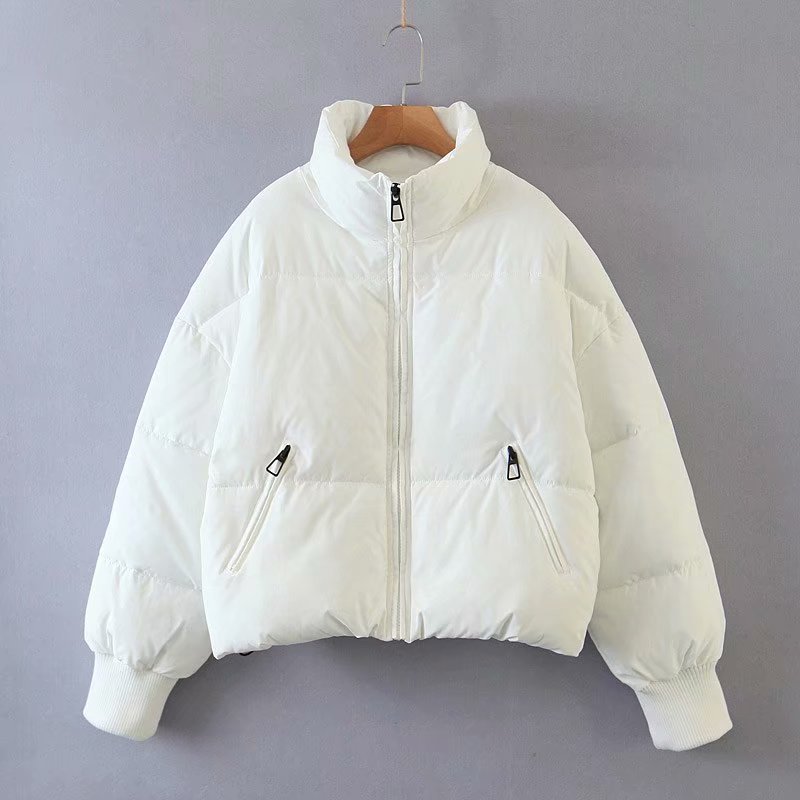 Casual all-match stand collar bread jacket Puffer Coat - K - 7 COLORS -