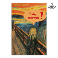 Thumbnail for EDUARD MUNCHS' THE SCREAM X OOTO - PUZZLE_V2 Chipboard Jigsaw Puzzle (1000-Piece) -