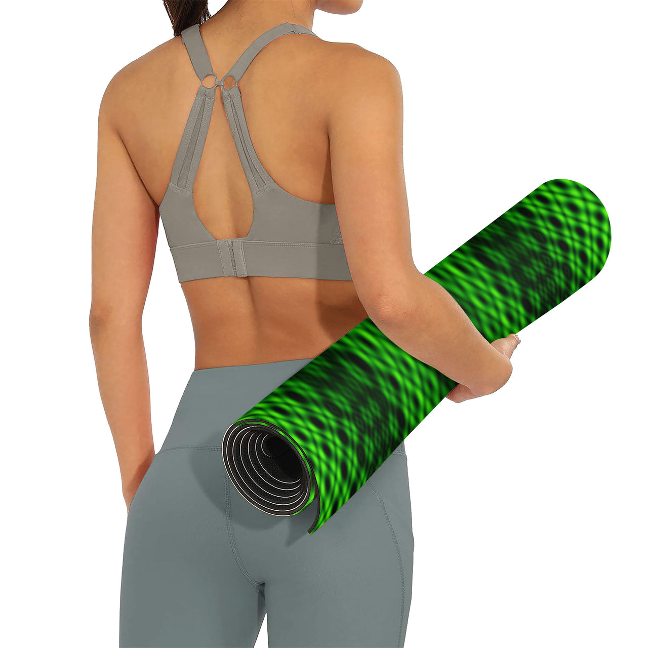 OOTO - Yoga Mat - Green traverse