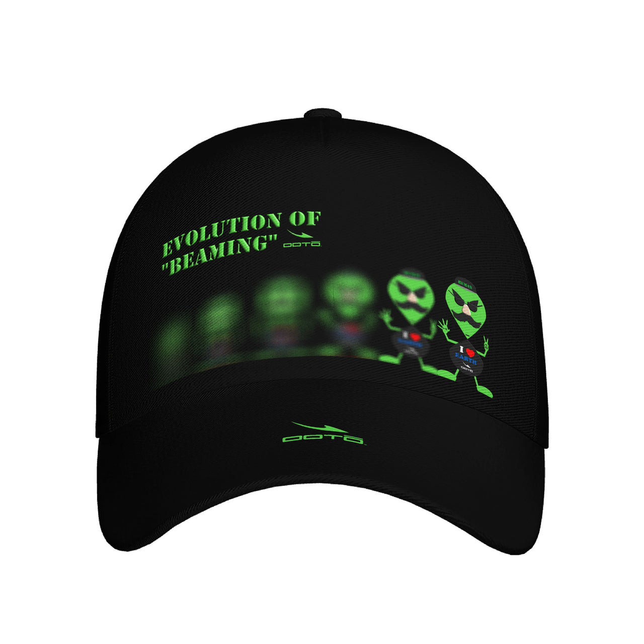 OOTO - AL IN THE EVOLUTION OF BEAMING - HC_T9 Curved Brim Baseball Cap  - 1 COLOR -