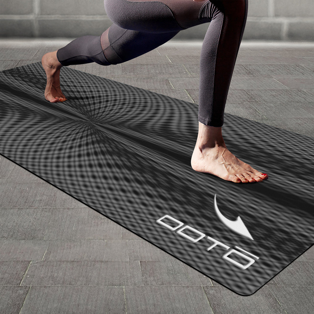 OOTO - Yoga Mat - Gray Traverse