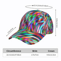 Thumbnail for OOTO - XPARENT DASH OVER PRISMATIC TIDE - HC_T9 Curved Brim Baseball Cap - 1 COLOR -