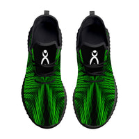 Thumbnail for OOTO - GREEN STRETCH - Mesh Knit Sneakers - Black soles - 1 COLOR -