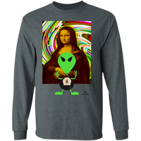 Thumbnail for AL DIGS MONA - DAVINCIS' MONA X OOTO G240 LS Ultra Cotton T-Shirt - 5 COLORS -