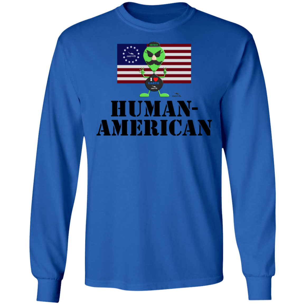 AL - HUMAN-AMERICAN - G240 LS Ultra Cotton T-Shirt - 7 COLORS -