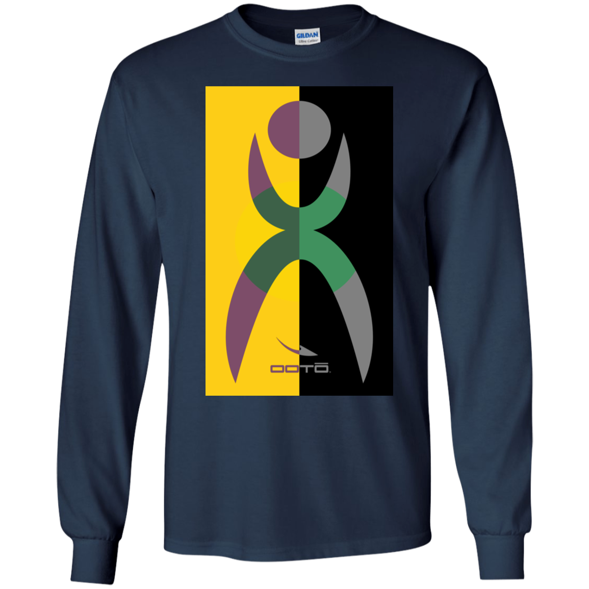 OOTO - GLYPHIC EN TRES - LONG SLEEVE G240B Youth LS T-Shirt - 6 COLORS -