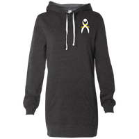 Thumbnail for OOTO - OOTO - GLYPHIC EN WHITE - MAIZE DASH - PRM65DRS Women's Hooded Pullover Dress - 3 COLORS -