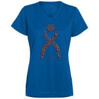 Thumbnail for GLYPHIC EN HALTED PHASE - 1790 Ladies’ Moisture-Wicking V-Neck Tee - 6 COLORS -