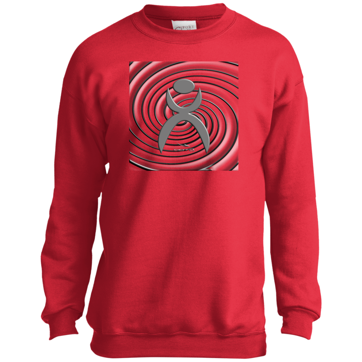 OOTO - SPIRALING GLYPHIC - PC90Y Youth Crewneck Sweatshirt - 5 COLORS -