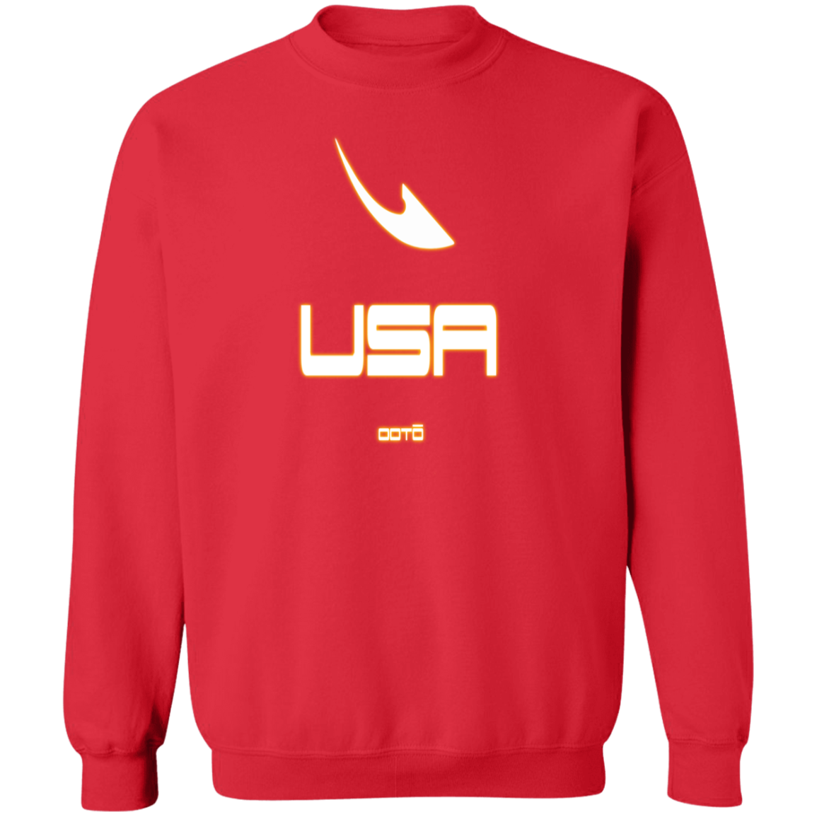 USA OOTO DASH EN WHITE STRETCH - MZ OG -  Z65x Crewneck Pullover Sweatshirt - 7 COLORS -