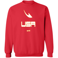 Thumbnail for USA OOTO DASH EN WHITE STRETCH - MZ OG -  Z65x Crewneck Pullover Sweatshirt - 7 COLORS -