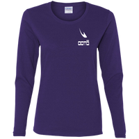 Thumbnail for DASH EN WHITE STRETCH - G540L Ladies' Cotton LS T-Shirt - 4 COLORS -