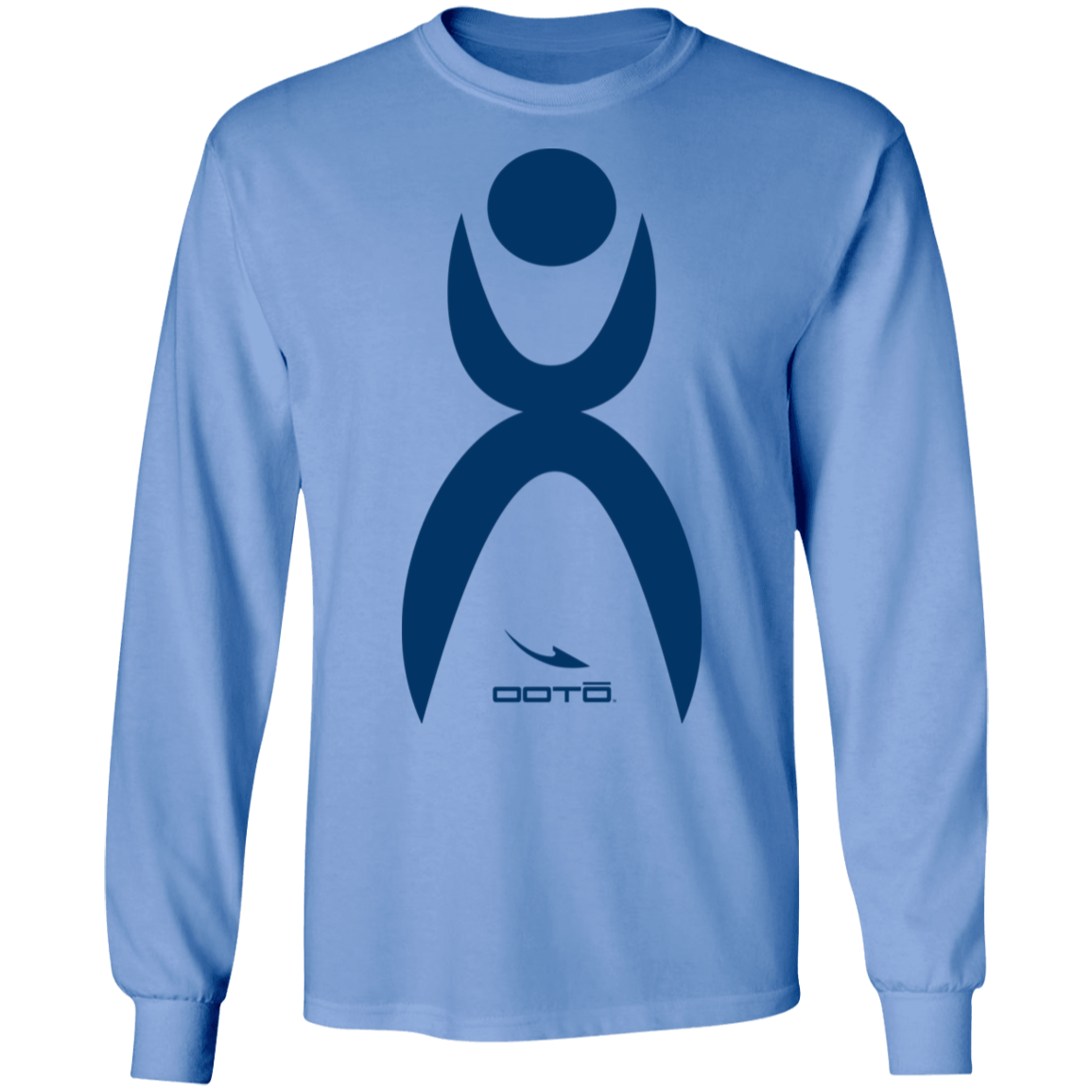 GLYPHIC EN BLUE - G240 LS Ultra Cotton T-Shirt - 10 COLORS -