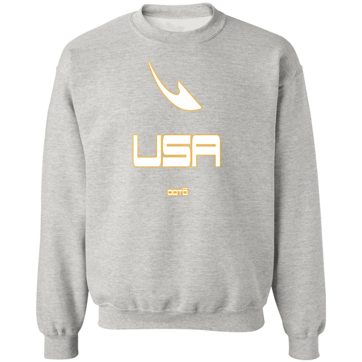 USA OOTO DASH EN WHITE STRETCH - MZ OG -  Z65x Crewneck Pullover Sweatshirt - 7 COLORS -