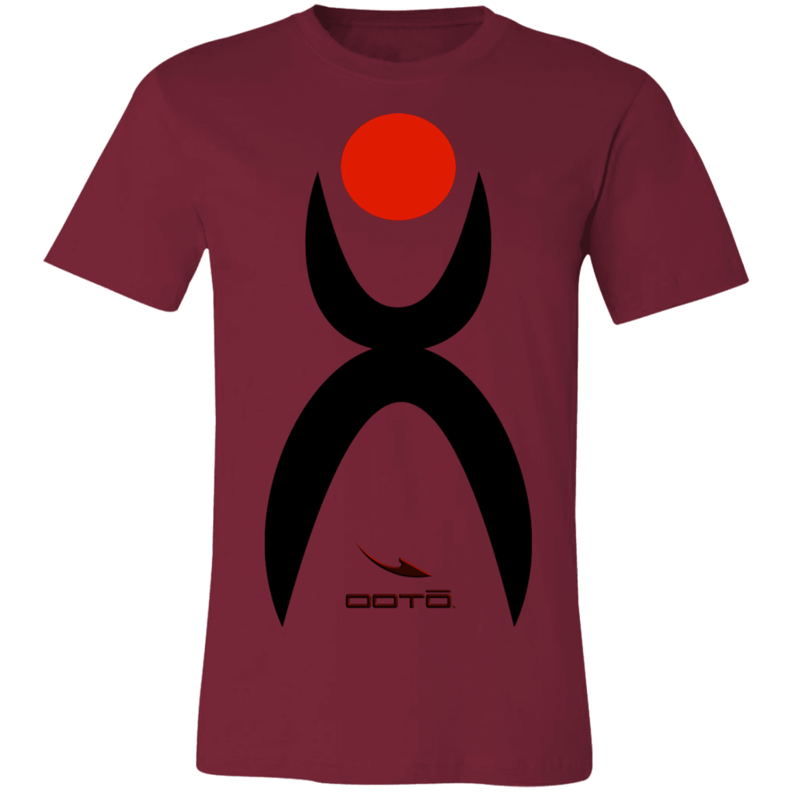 GLYPHIC EN BLACK AND RED - 3001C Unisex Jersey Short-Sleeve T-Shirt - 10 COLORS -