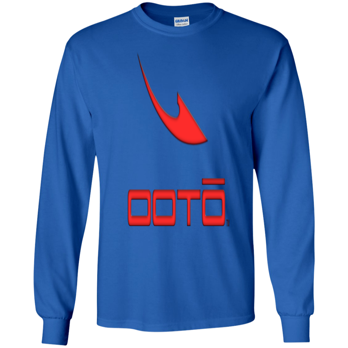 OOTO - DASH EN STRTCH RED IG BK - G240B Youth LS T-Shirt - 4 COLORS -