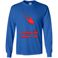 Thumbnail for OOTO - DASH EN STRTCH RED IG BK - G240B Youth LS T-Shirt - 4 COLORS -