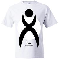 Thumbnail for GLYPHIC EN BLACK OVER WHITE CIRCLE - 5180 Beefy T-Shirt - 4 COLORS -